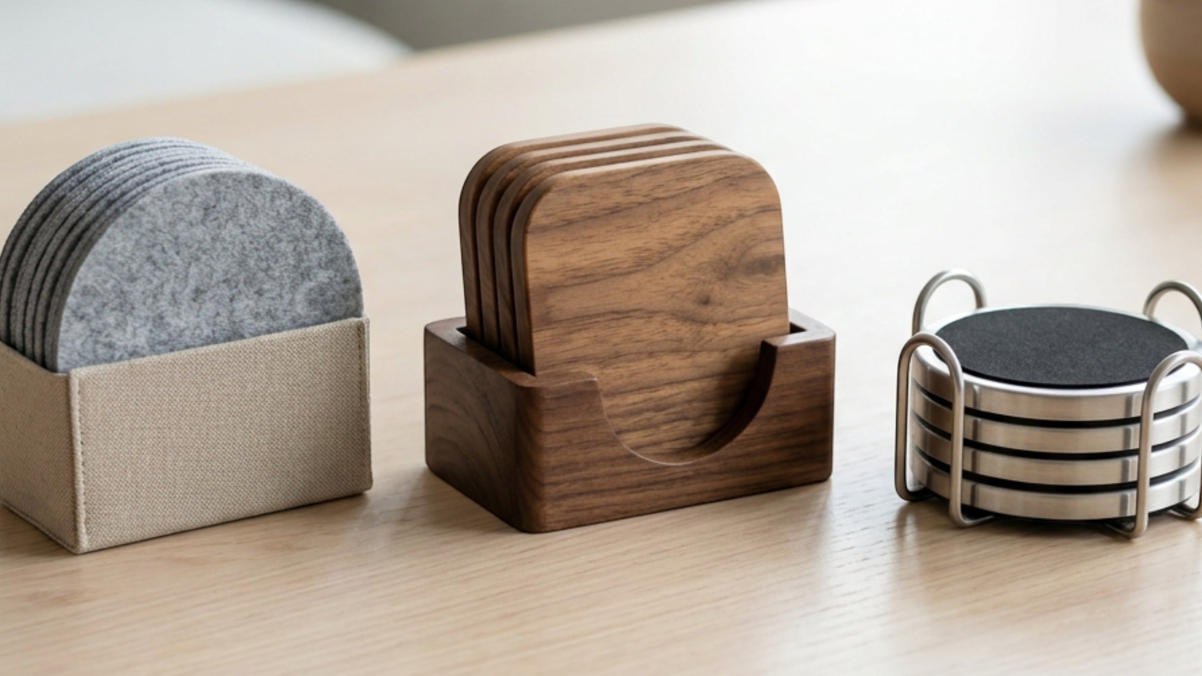 Zukfe Minimalist Drink Coasters
